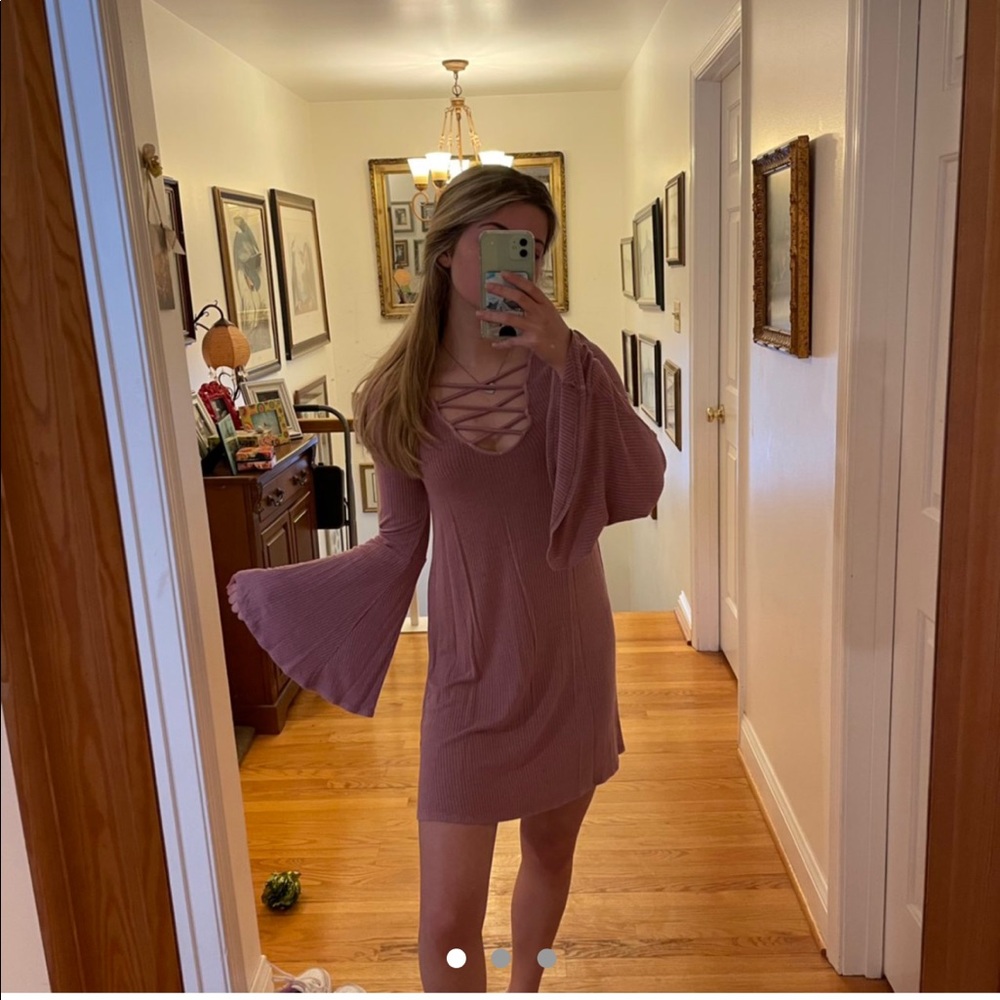 American eagle mauve criss cross dress